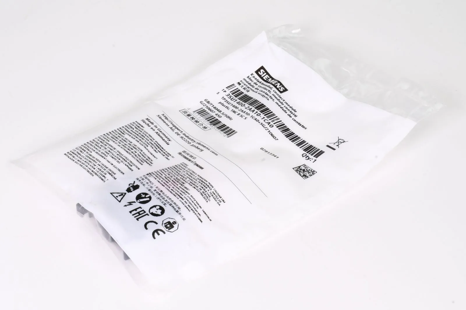 SIEMENS 3SU1400-2AA10-1CA0, Kontaktmodul, E05