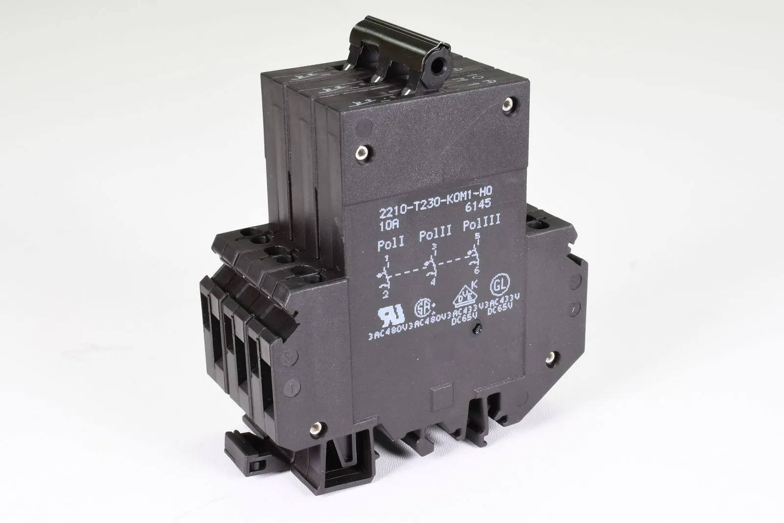 E-T-A 2210-T230-K0M1-H0-10A, Thermisch-magnetischer Schutzschalter