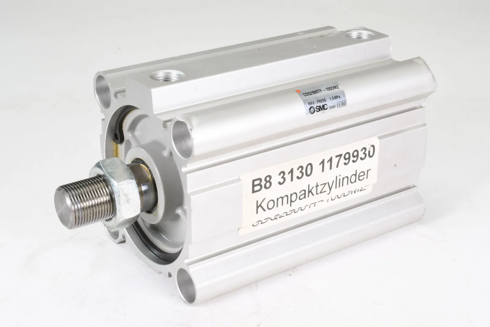 SMC CDQ2B80TF-100DMZ, Kompaktzylinder - Defekt Gehäuseschaden