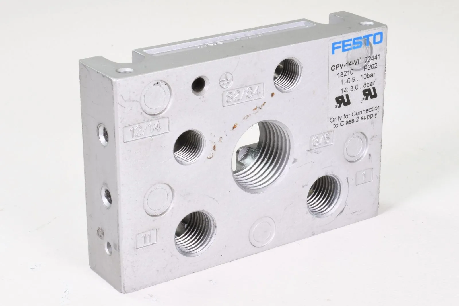 FESTO 162544, CPV14-EPL-E, Endplatte für Ventilinsel