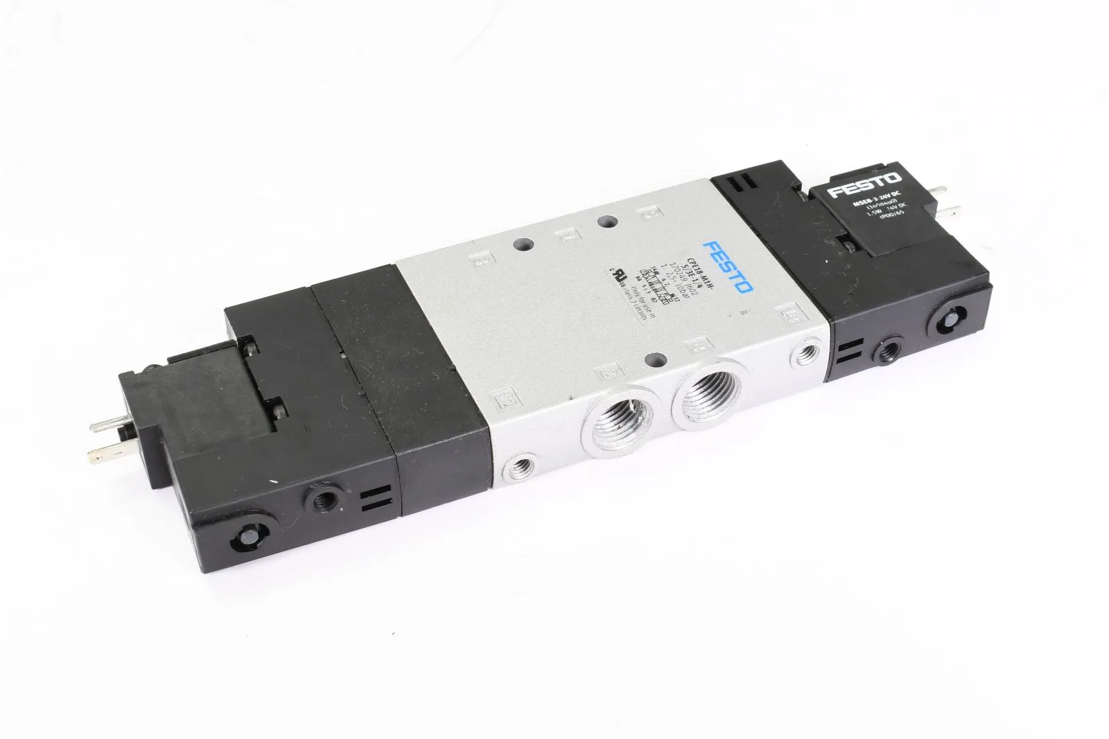 FESTO 170249 + 1658460, CPE18-M1H-5/3E-1/4 + MSEB-3-24V DC, Magnetventil