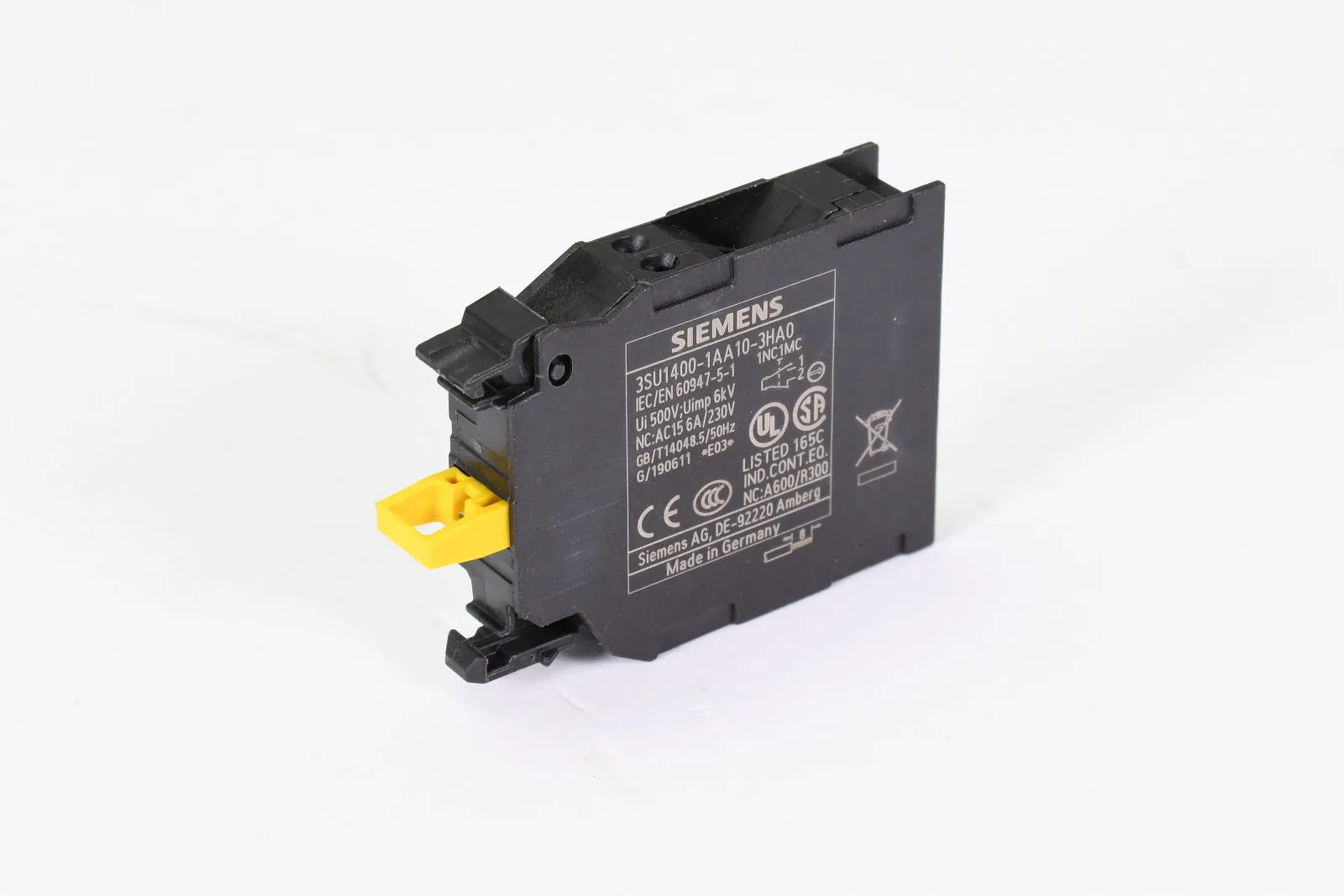 SIEMENS 3SU1400-1AA10-3HA0, Kontaktmodul, E03