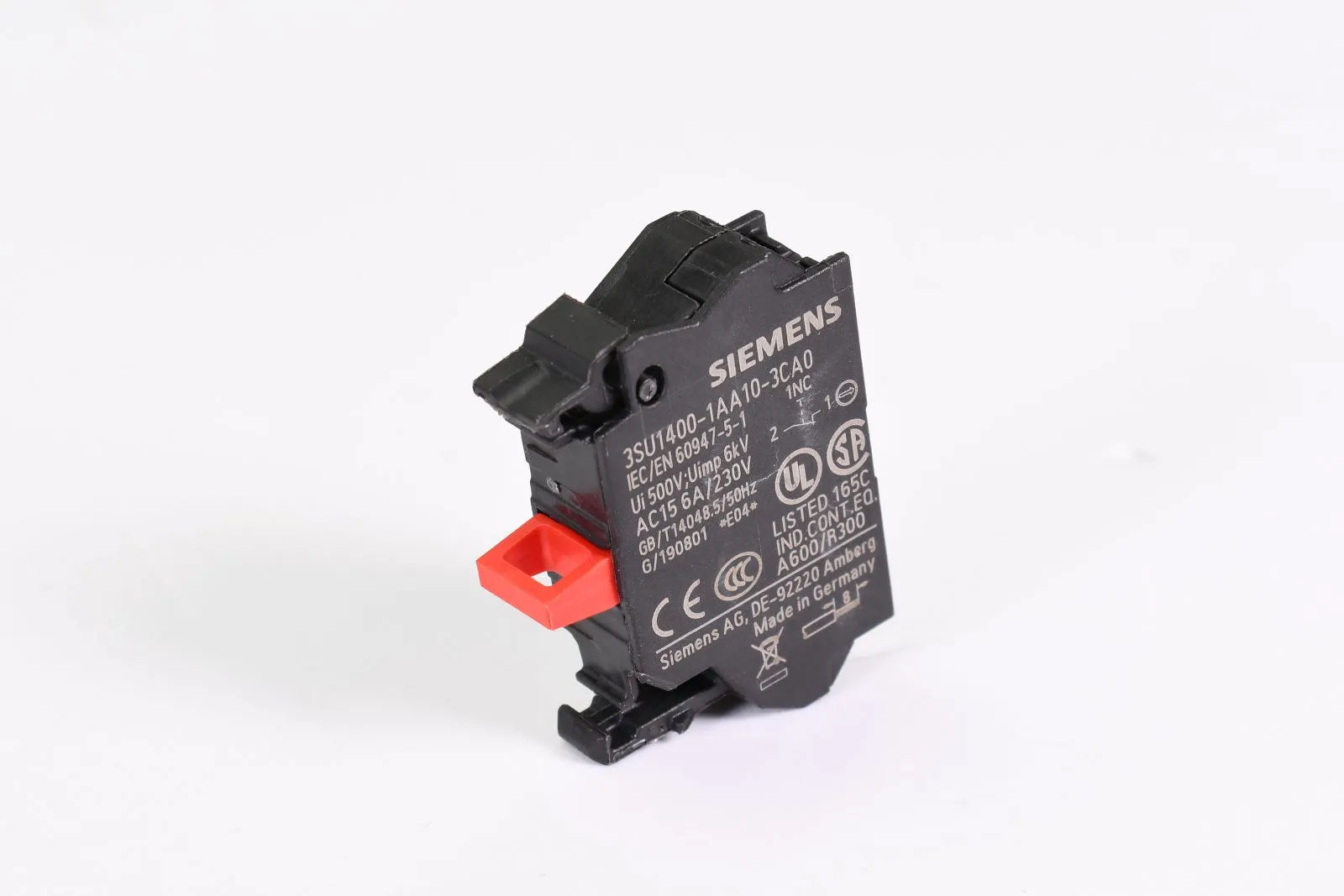 SIEMENS 3SU1400-1AA10-3CA0, Kontaktmodul, E04