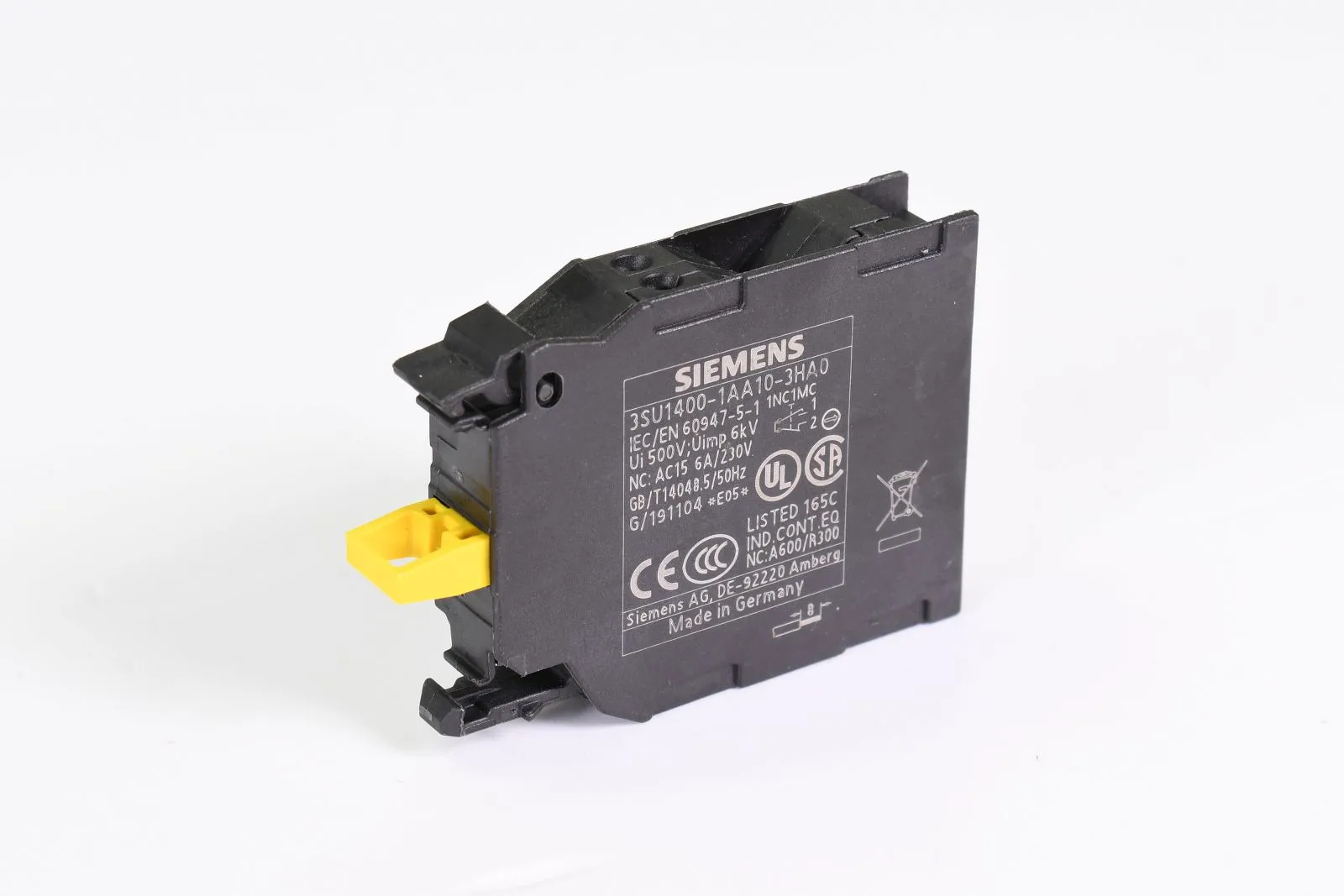 SIEMENS 3SU1400-1AA10-3HA0, Kontaktmodul, E05
