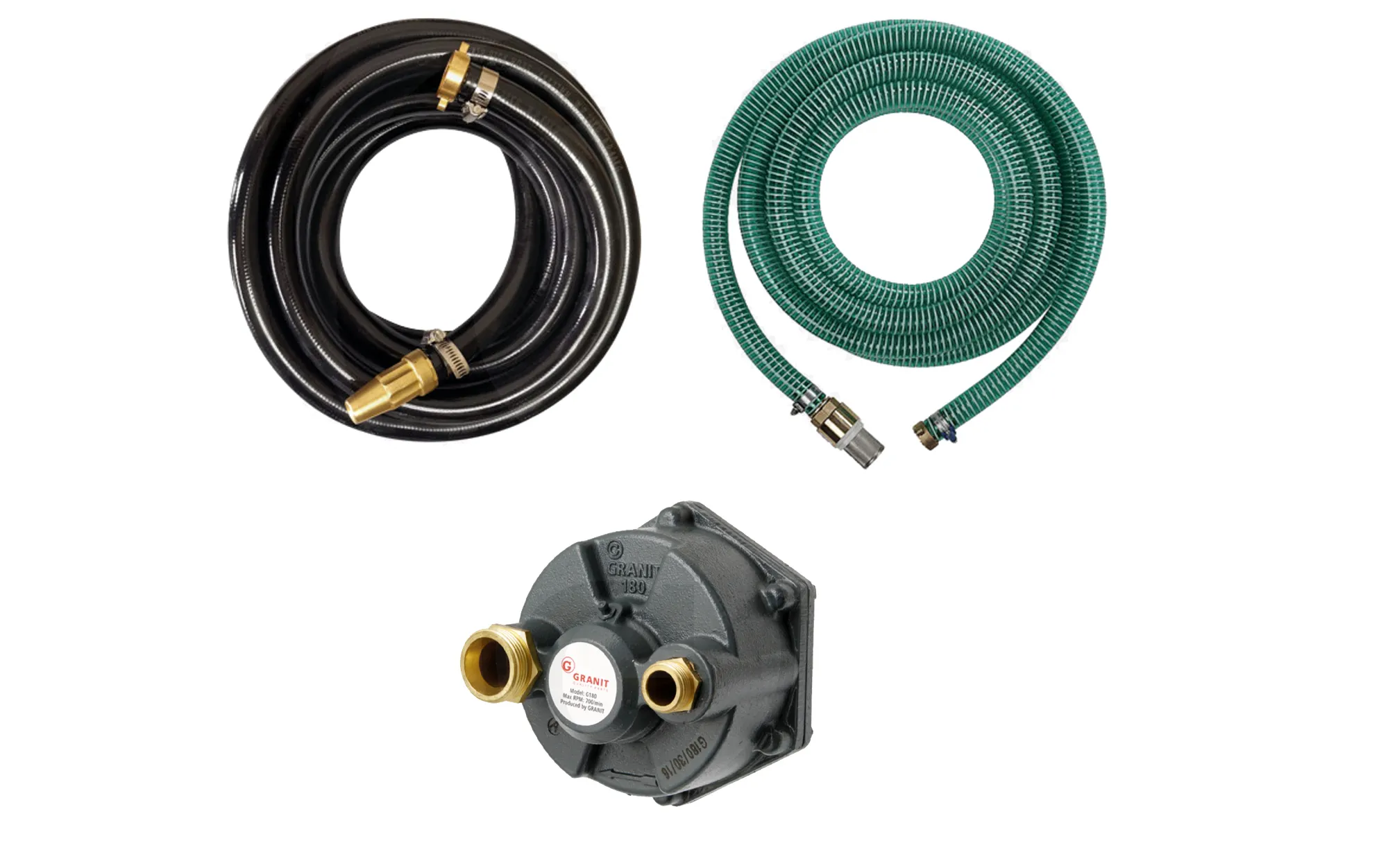 Granit Zapfwellenpumpe G180 mit Schlauchset