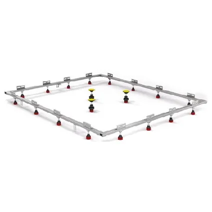 Mepa Montagerahmen SF Rechteck 150/180 für superflache Stahl- und Acrylduschwannen 150181