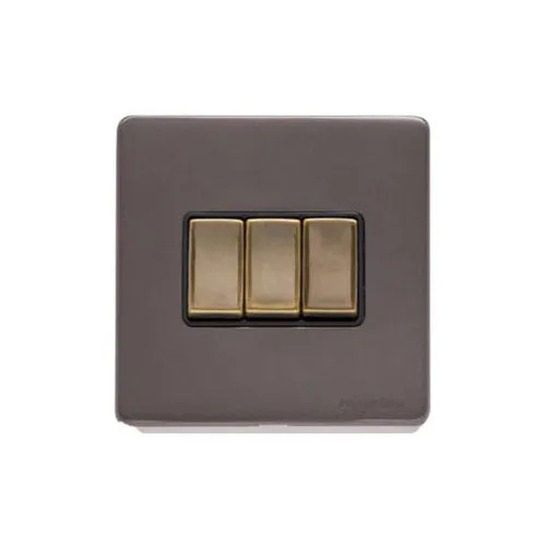 Verona Range-3 Gang Rocker Switch (10 Amp)