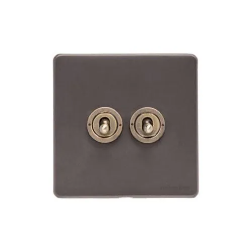 Verona Range-2 Gang Toggle Switch