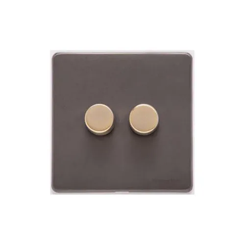 Verona Range-2 Gang Dimmer (250 watts)