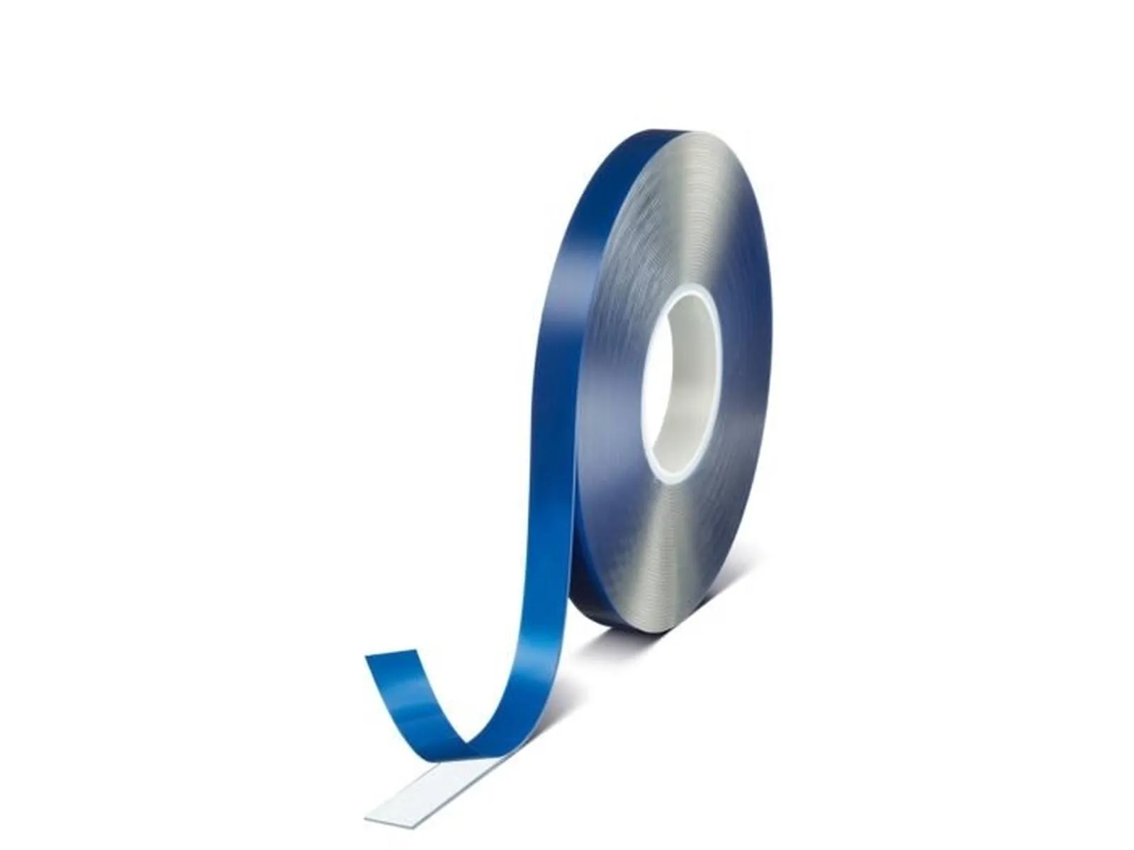 tesa ACXplus 7054 High Transparency, 900mmx25m, 0,5mm, transparent, blauer Folienliner