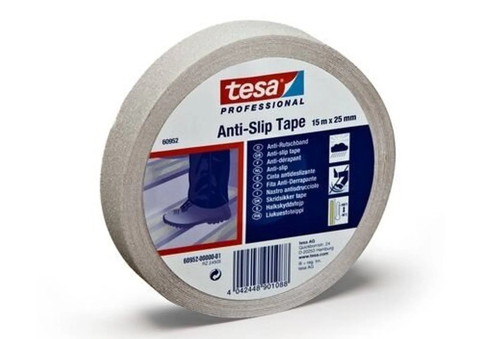 tesa Anti-Rutsch 60952 DIN 51130 25mmx15m transparent